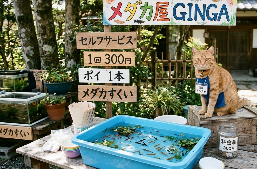 メダカすくい大会